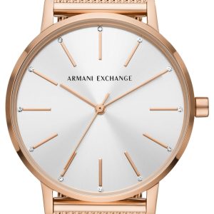 Armani Exchange Damklocka AX5573 Lola Silverfärgad/Roséguldstonat