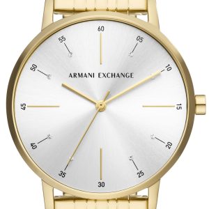 Armani Exchange Damklocka AX5579 Lola Silverfärgad/Guldtonat stål