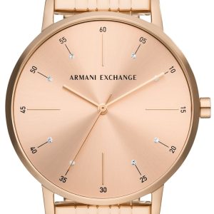 Armani Exchange Damklocka AX5581 Lola Rosa/Roséguldstonat stål Ø36