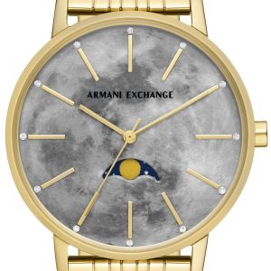 Armani Exchange Damklocka AX5586 Lola Grå/Guldtonat stål Ø36 mm