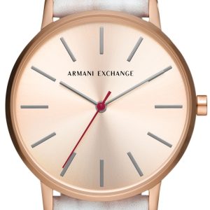 Armani Exchange Damklocka AX5588 Lola Roséguldstonad/Läder Ø36 mm