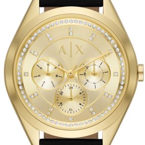 Armani Exchange Damklocka AX5656 Lady Giacomo Guldtonad/Läder Ø38 mm