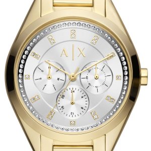 Armani Exchange Damklocka AX5657 Lady Giacomo Silverfärgad/Guldtonat