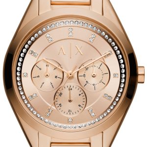 Armani Exchange Damklocka AX5658 Lady Giacomo Rosa/Roséguldstonat