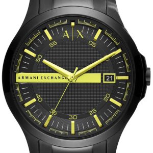 Armani Exchange Dress Herrklocka AX2407 Svart/Stål Ø46 mm