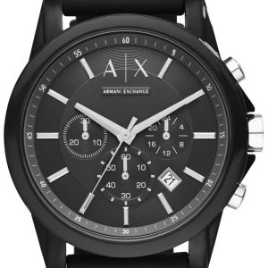 Armani Exchange Herrklocka AX1326 Outerbanks Svart/Gummi Ø44 mm