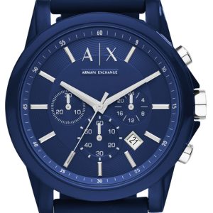 Armani Exchange Herrklocka AX1327 Smart Blå/Gummi Ø44 mm