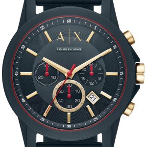 Armani Exchange Herrklocka AX1335 Outerbanks Grå/Gummi Ø44 mm