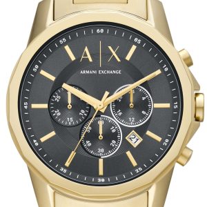 Armani Exchange Herrklocka AX1721 Banks Grå/Guldtonat stål Ø44 mm