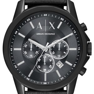 Armani Exchange Herrklocka AX1724 Banks Grå/Läder Ø44 mm