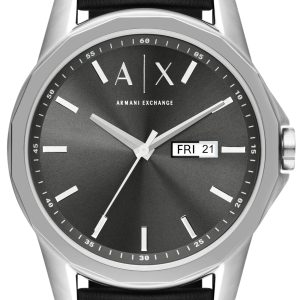 Armani Exchange Herrklocka AX1735 Banks Grå/Läder Ø44 mm