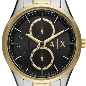 Armani Exchange Herrklocka AX1865 Dante Svart/Guldtonat stål Ø42 mm