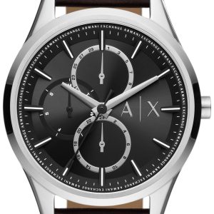 Armani Exchange Herrklocka AX1868 Dante Svart/Läder Ø42 mm