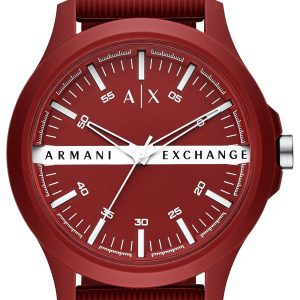 Armani Exchange Herrklocka AX2422 Hampton Röd/Gummi Ø46 mm