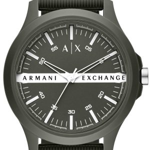 Armani Exchange Herrklocka AX2423 Hampton Grön/Gummi Ø46 mm