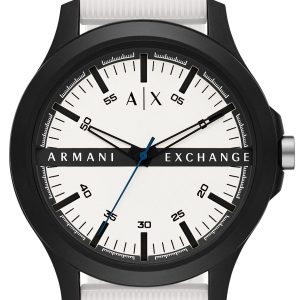 Armani Exchange Herrklocka AX2431 Hampton Vit/Gummi Ø46 mm