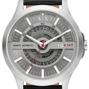 Armani Exchange Herrklocka AX2445 Hampton Silverfärgad/Läder Ø46 mm