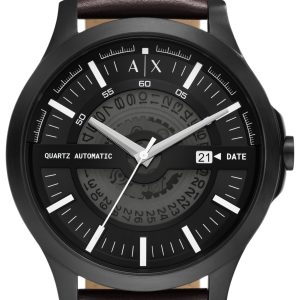 Armani Exchange Herrklocka AX2446 Hampton Svart/Läder Ø46 mm