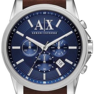 Armani Exchange Herrklocka AX2501 Smart Blå/Läder Ø44 mm