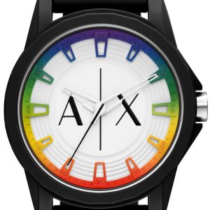 Armani Exchange Herrklocka AX2531 Outerbanks Vit/Gummi Ø44 mm