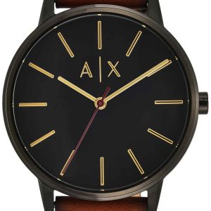 Armani Exchange Herrklocka AX2706 Cayde Svart/Läder Ø42 mm