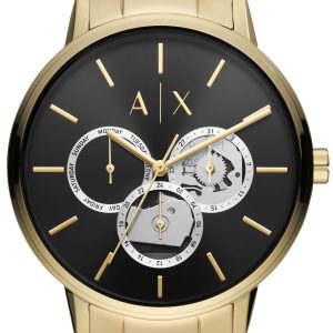 Armani Exchange Herrklocka AX2747 Cayde Svart/Guldtonat stål Ø42 mm