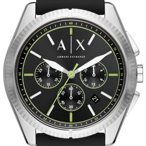 Armani Exchange Herrklocka AX2853 Giacomo Svart/Gummi Ø43 mm