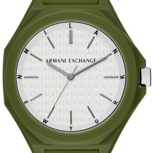 Armani Exchange Herrklocka AX4601 Andrea Vit/Gummi Ø40 mm