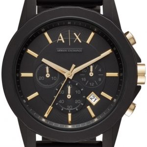 Armani Exchange Herrklocka AX7105 Outerbanks Svart/Gummi Ø45 mm