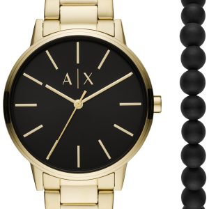 Armani Exchange Herrklocka AX7119 Cayde Svart/Guldtonat stål Ø42 mm