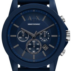 Armani Exchange Herrklocka AX7128 Outerbanks Blå/Gummi Ø44 mm