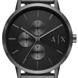 Armani Exchange Herrklocka AX7129SET Cayde Svart/Stål Ø42 mm