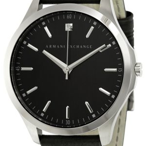 Armani Exchange Smart Herrklocka AX2182 Svart/Läder Ø46 mm