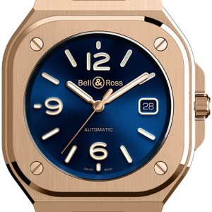 Bell & Ross Herrklocka BR-05-BLUE-GOLD-GOLD-BRACELET Br 05