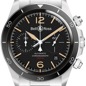 Bell & Ross Herrklocka BR-V2-94-STEEL-HERITAGE-STEELSTR Vintage