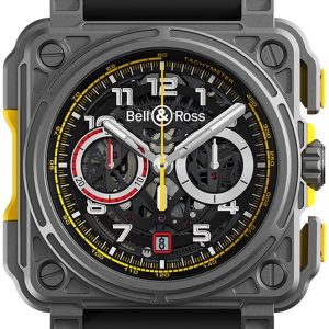 Bell & Ross Herrklocka BR-X1-RS18 Experimental Svart/Gummi