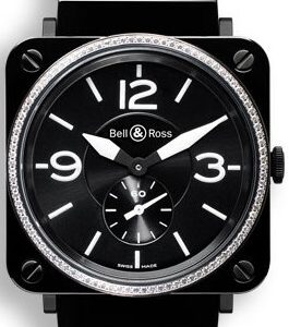 Bell & Ross Herrklocka BRS-BLCE-DIAM-SCE BR S Quartz