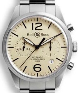 Bell & Ross Herrklocka BRV126-BEI-ST-SST BR 126 Brun/Stål Ø41 mm