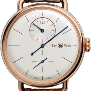 Bell & Ross Herrklocka BRWW1-REG-PG-SCR WW1 Silverfärgad/Läder