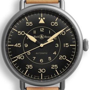 Bell & Ross Herrklocka BRWW192-HER WW1 Svart/Läder Ø45 mm