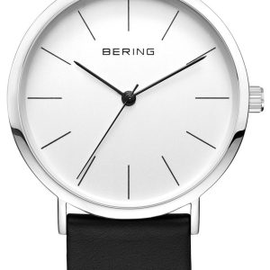 Bering 13436-404 Classic Vit/Läder Ø36 mm