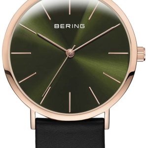 Bering 13436-469 Classic Grön/Läder Ø36 mm