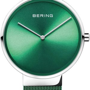 Bering 14539-808 Grön/Stål Ø39 mm