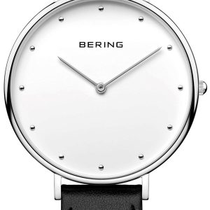 Bering 14839-404 Classic Vit/Läder Ø39 mm