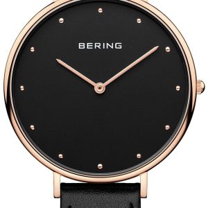 Bering 14839-462 Classic Svart/Läder Ø39 mm