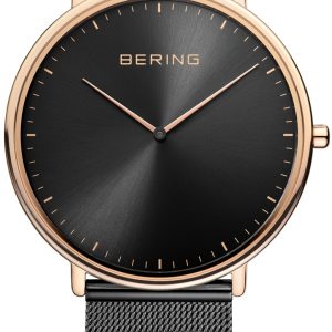 Bering 15739-166 Ultra Slim Svart/Stål Ø39 mm