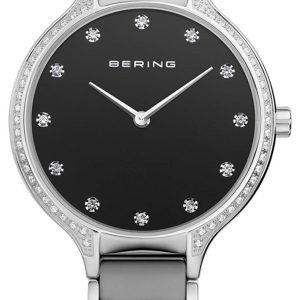 Bering Ceramic Damklocka 30434-742 Svart/Stål Ø34 mm