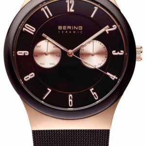 Bering Ceramic Herrklocka 32139-265 Brun/Stål Ø39 mm