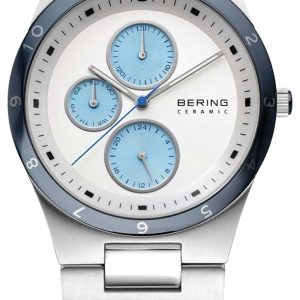 Bering Ceramic Herrklocka 32339-707 Vit/Stål Ø39 mm