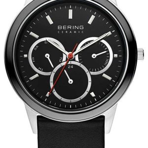 Bering Ceramic Herrklocka 33840-442 Svart/Läder Ø40 mm